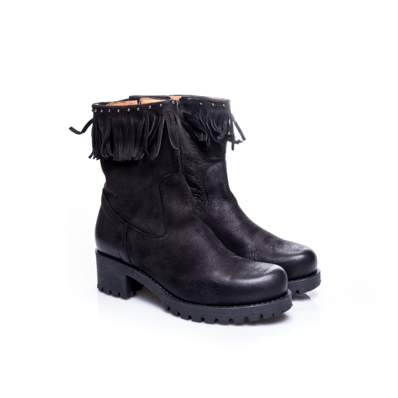 Ankle Boots in Gasoline Sigaro